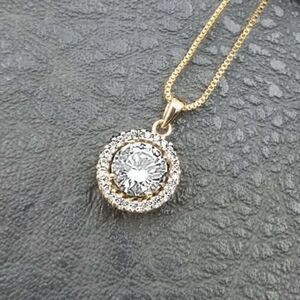 2/$40 Round Crystal Necklace - Ladies Elegant Round Necklace